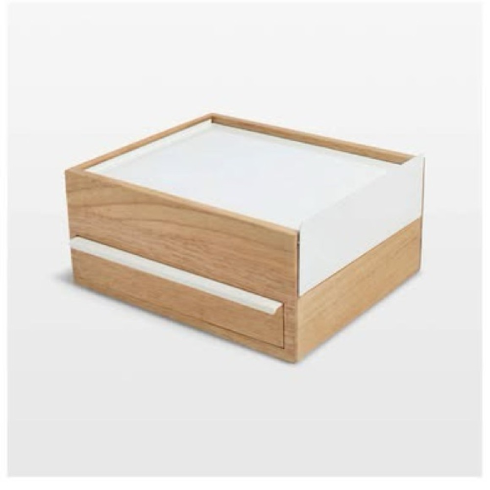 Umbra Stowit White and Neutral Jewelry Box Storage